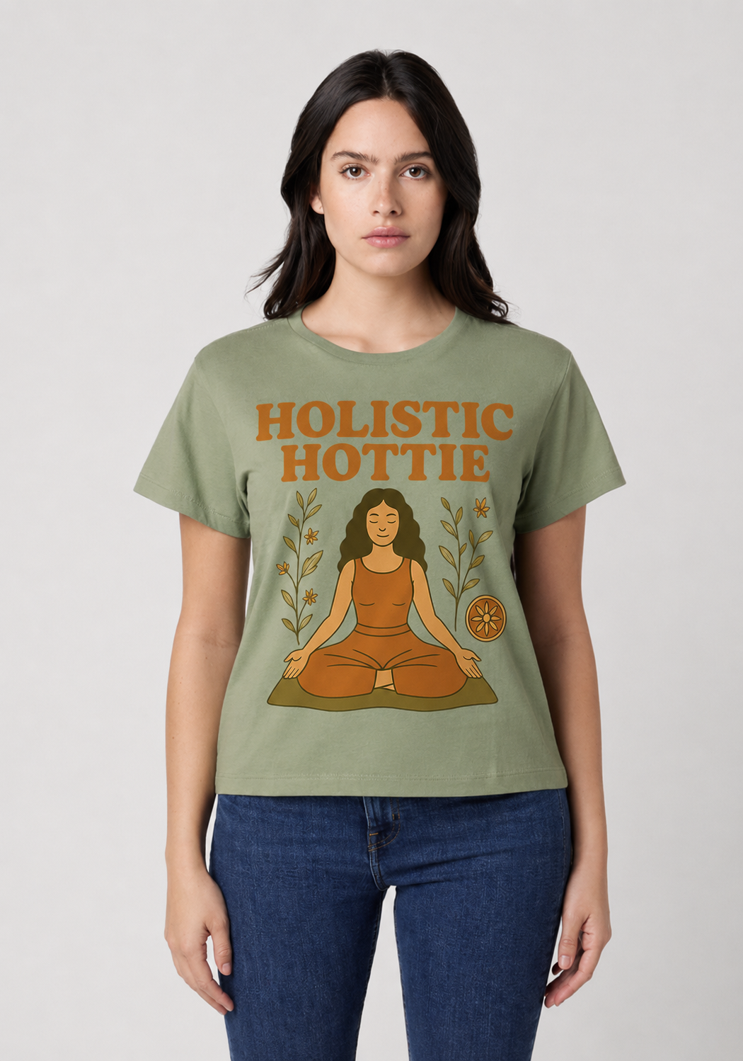 Holistic Hottie Organic Crop Tee