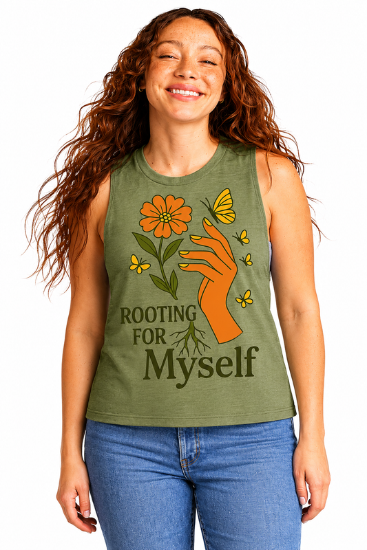 Rooting For Myself Sustainable Muscle Tank
