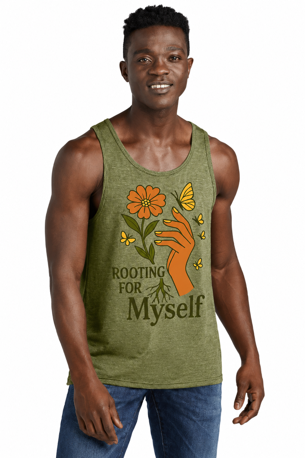 Rooting For Myself Sustainable Unisex Tank
