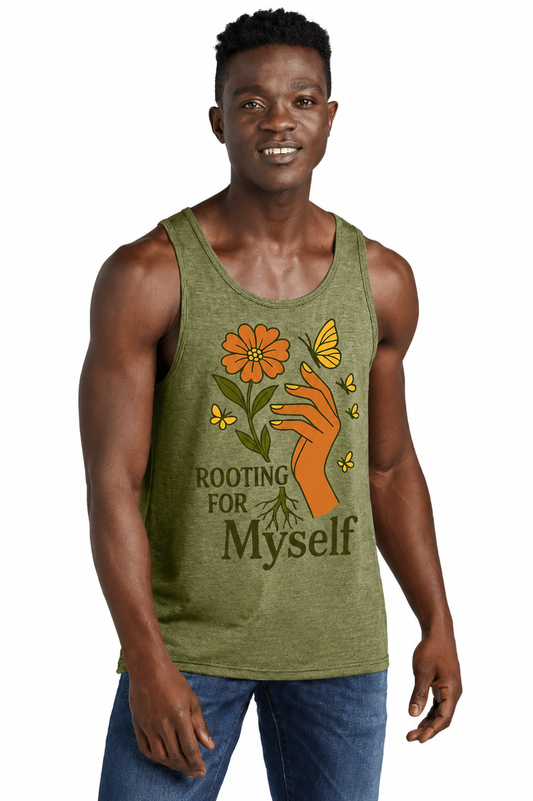 Rooting For Myself Sustainable Unisex Tank